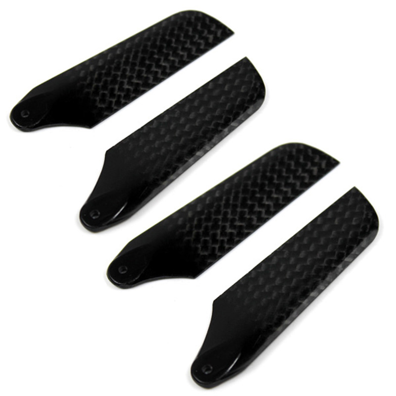 Rc Helicopter Nitro - 2 Pairs FY 62mm Carbon Fiber