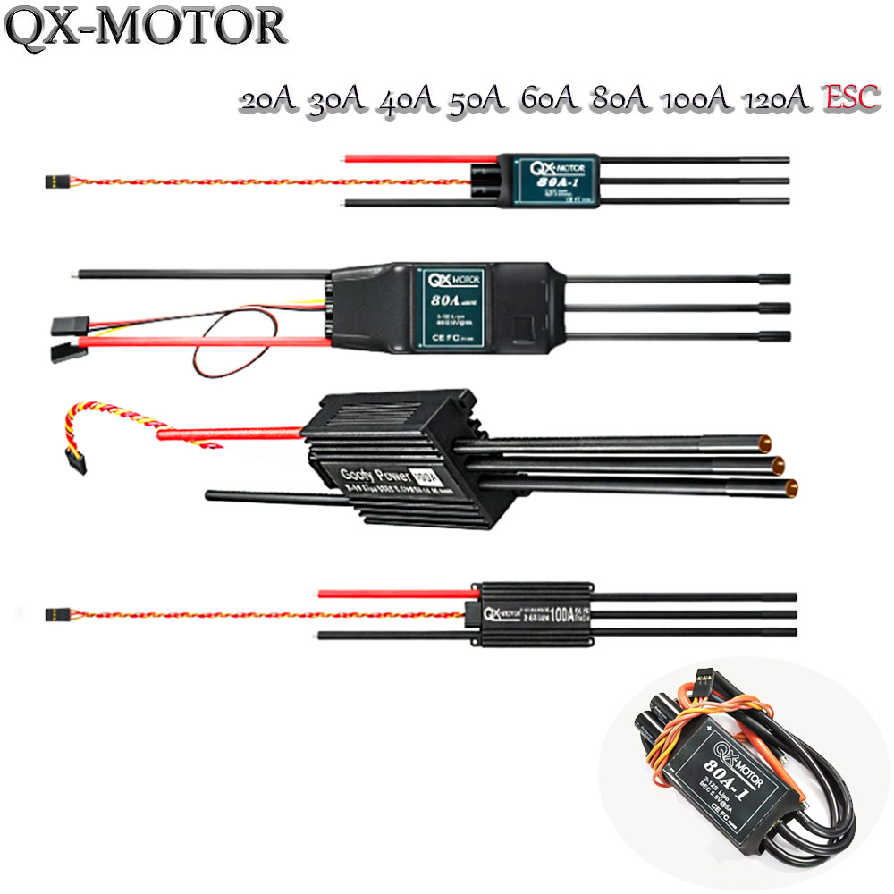 Rc Helicopter Parts - 20A-120A Brushless ESC Speed Controller Compatible