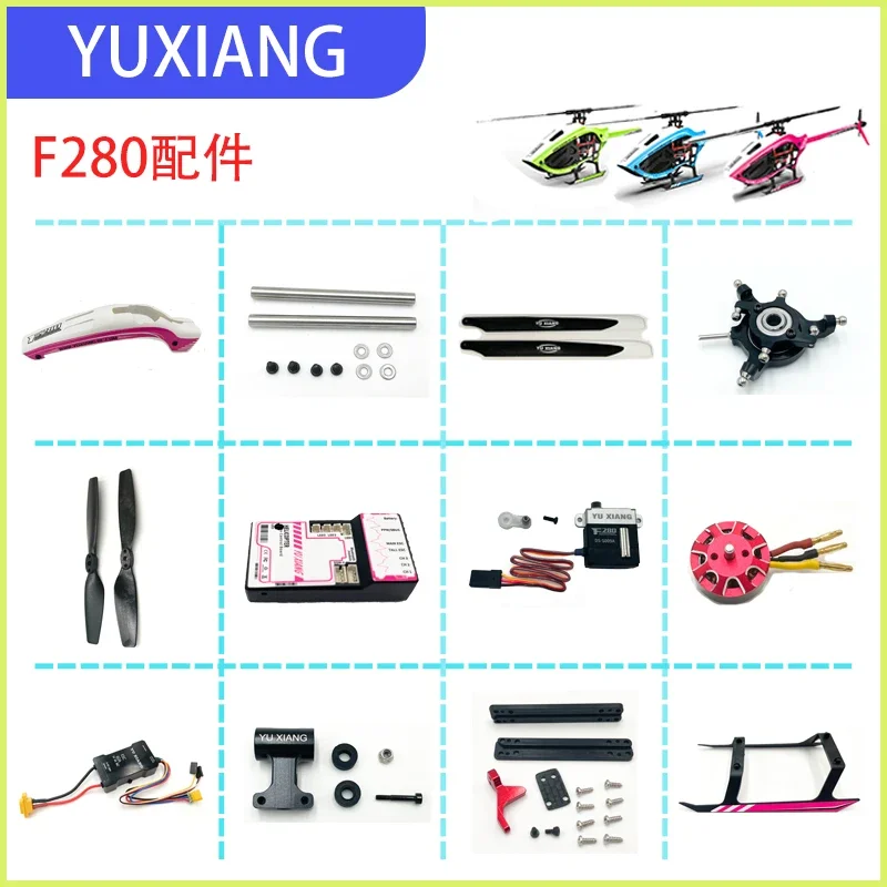 Rc Helicopter Coaxial - YUXIANG F280 6CH 3D RC Helicopter