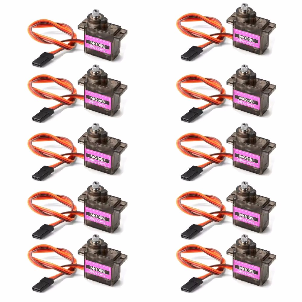 Rc Helicopter Servo - MG90S Servo 1/2/4/5/10/20/50 Pcs All Metal