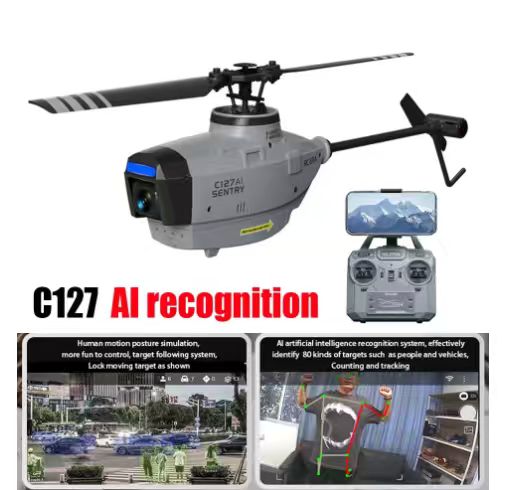 Rc Helicopter Single Rotor - RC ERA C127 AI Brushless 4CH