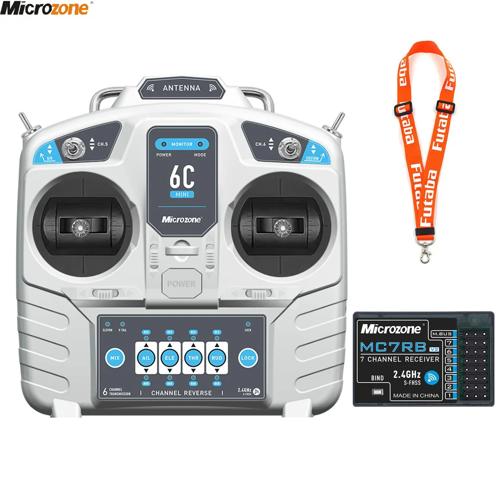 Rc Helicopter Electric - MicroZone MC6C Mini V2 2.4G 6CH