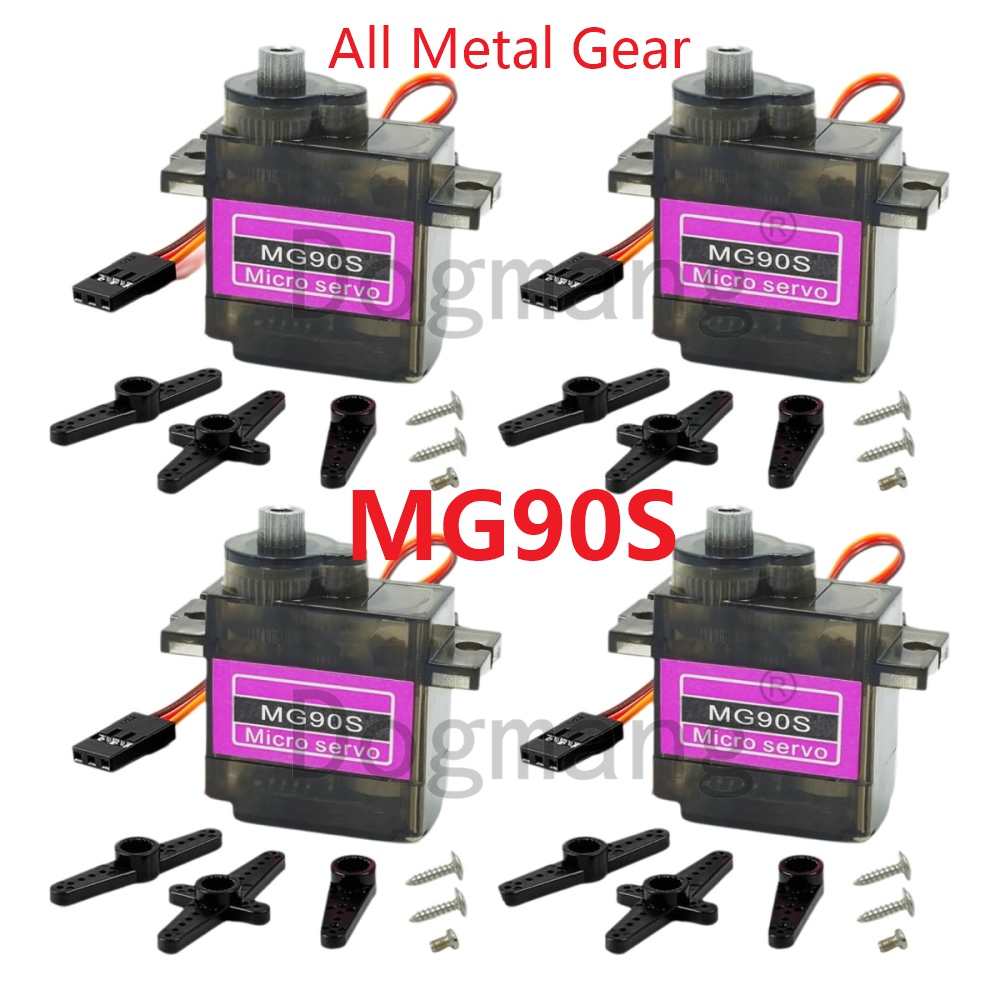 Rc Helicopter Servo - MG90S Servo 1/2/4/10/20/50 Pcs All Metal