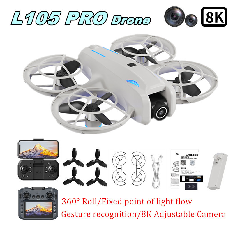 Rc Helicopter Charger - L105 PRO Drone Duel 8k Lens
