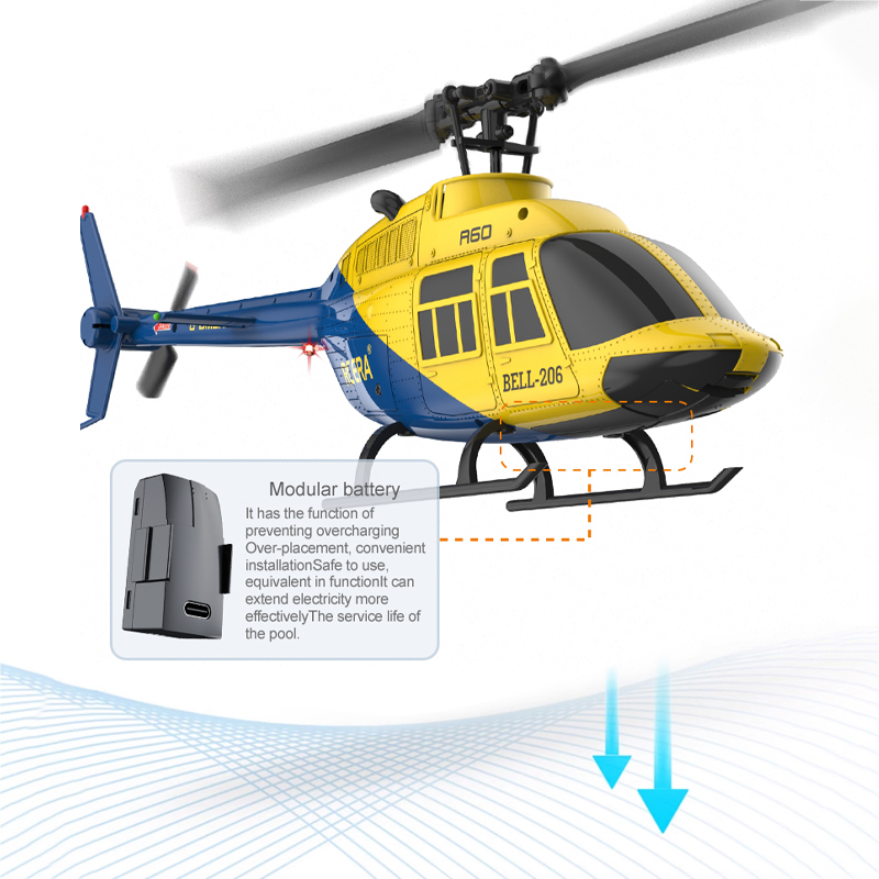 A60 RC Helicopter 2.4G 6-Aixs  - Rc Helicopter Gyro 评论和价格