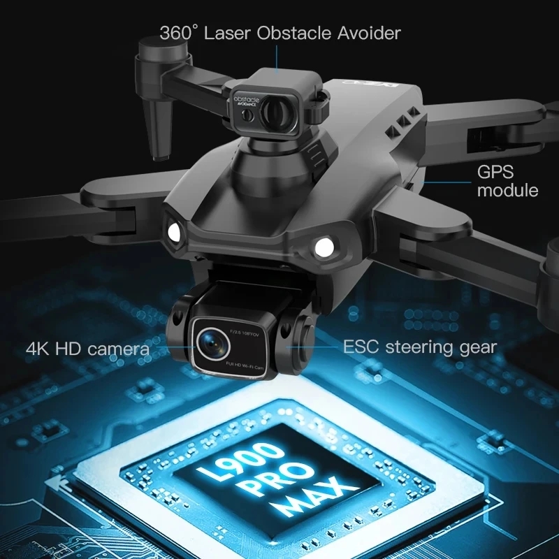 L900 Pro MAX GPS Drone 4K Prof - Rc Helicopter Parts 评论和价格