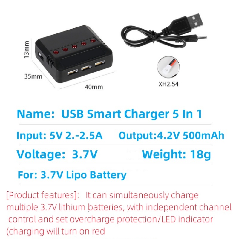 Syma X5HW X5HC X5C X5SW 3.7V 5 - Rc Helicopter Charger 评论和价格