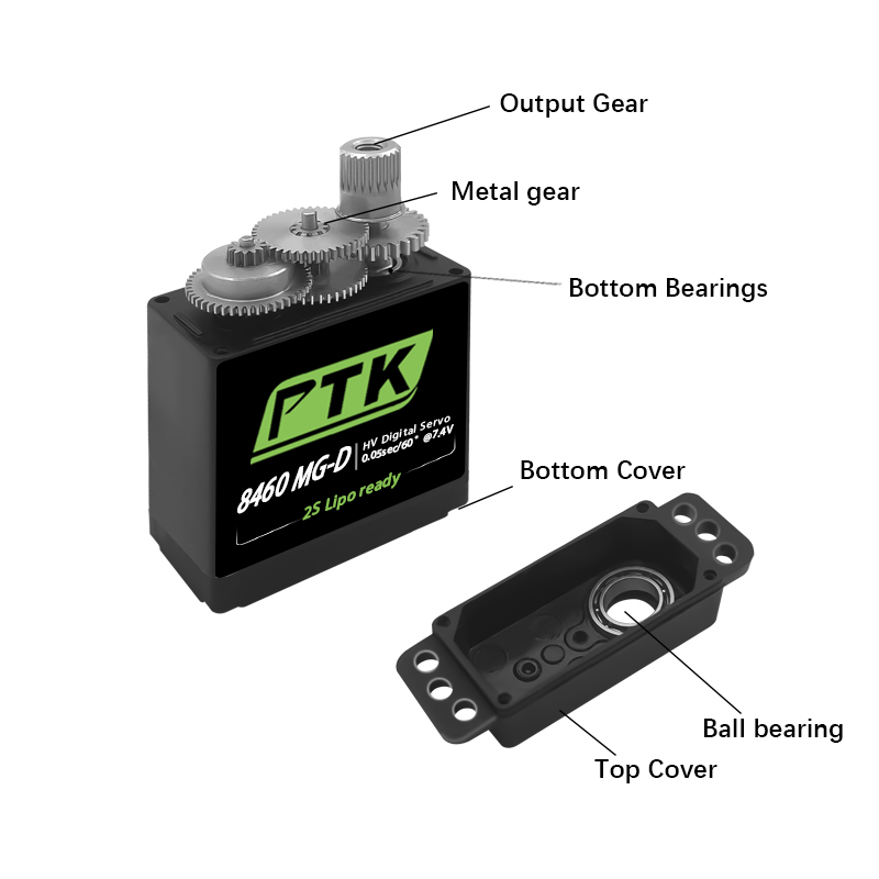 PTK 8460 MG-D9gDigital servo M - Rc Helicopter Electric 评论和价格