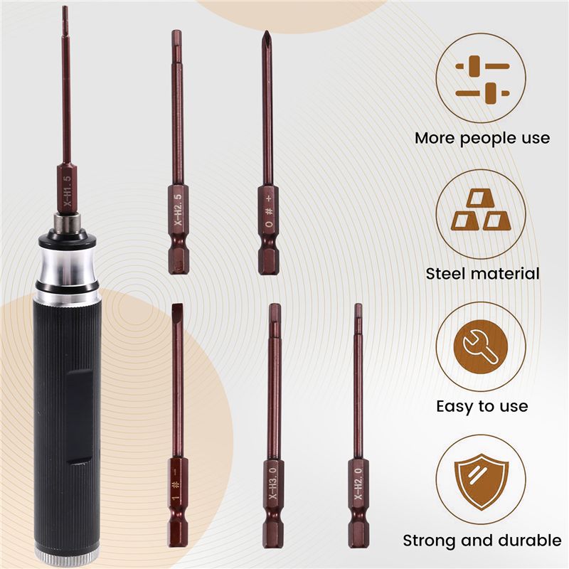 AEE7-6-In-1 Hex Screwdriver 1. - Rc Helicopter Tool Kit 评论和价格