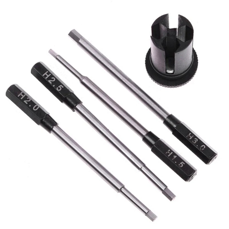 4-in-1 Hex Driver Screwdriver  - Rc Helicopter Tool Kit 评论和价格