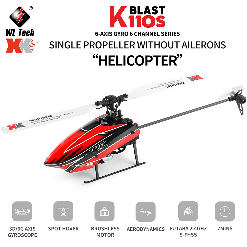 Wltoys XK K110S 6CH 3D 6G Syst - Rc Helicopter Blade 评论和价格