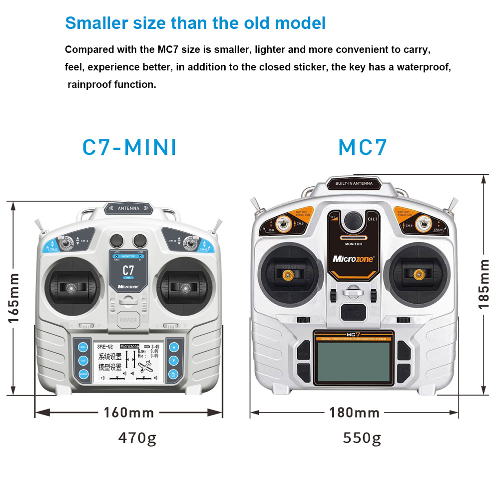 MicroZone MC7 Controller C7 MI - Rc Helicopter Mini 评论和价格