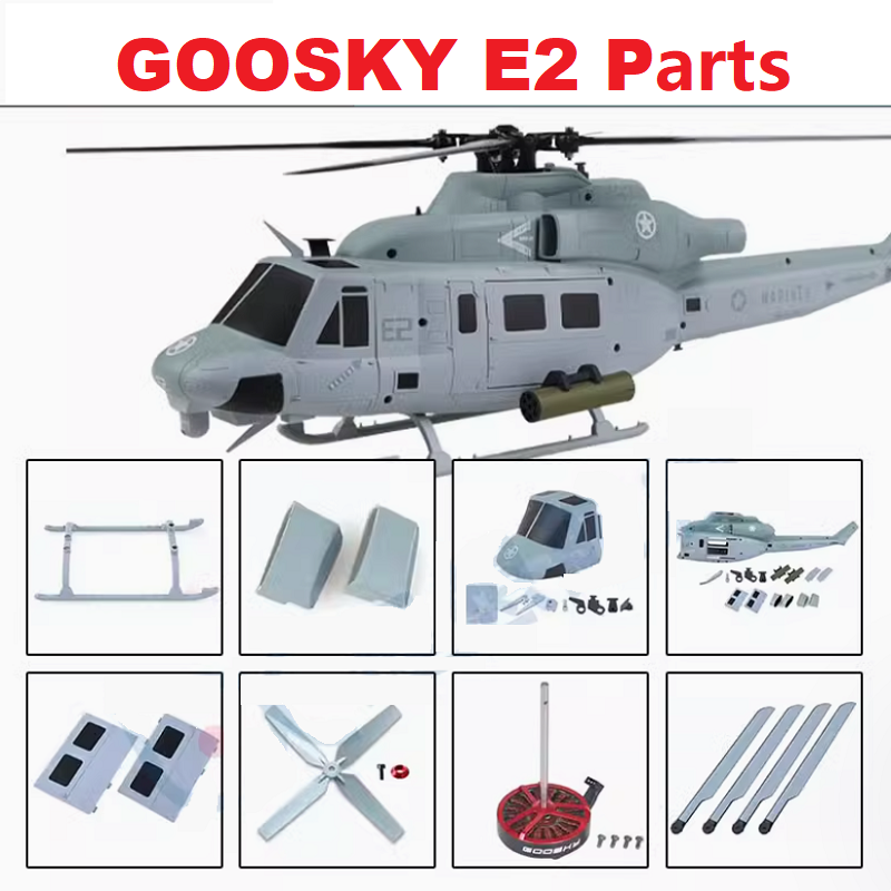 Spare Parts For GOOSKY E2 UH-1 - Rc Helicopter Coaxial 评论和价格