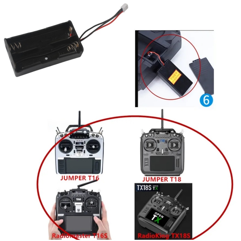 RadioMaster TX16S 2S 18650 Bat - Rc Helicopter Case 评论和价格