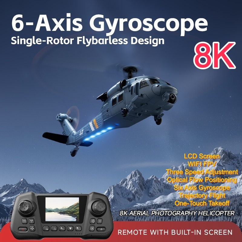 Military Remote Control Screen - Rc Helicopter Single Rotor 评论和价格