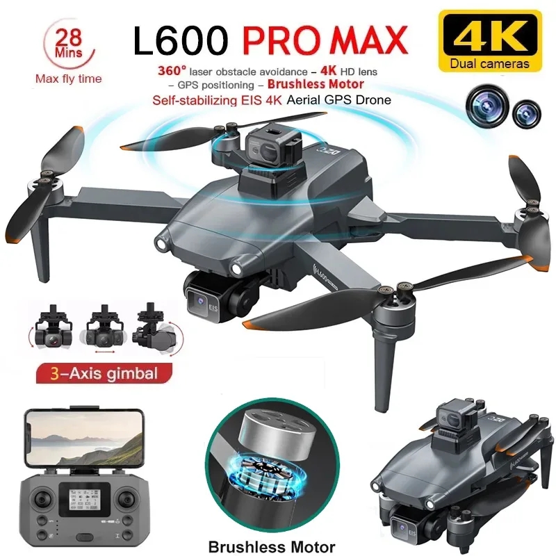 L600 PRO MAX GPS Drone Profess - Rc Helicopter Electric 评论和价格