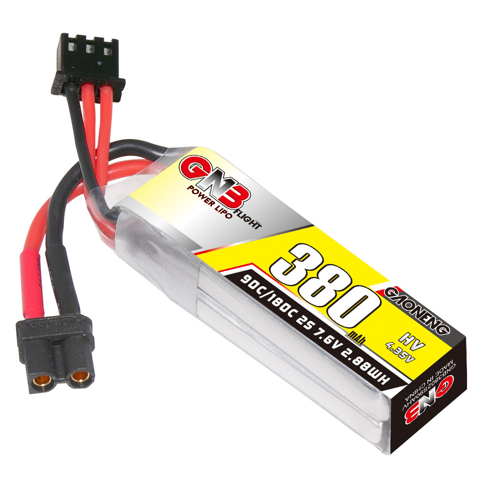 GNB 2S 7.6V 380mAh 90C/180C Li - Rc Helicopter Parts 评论和价格