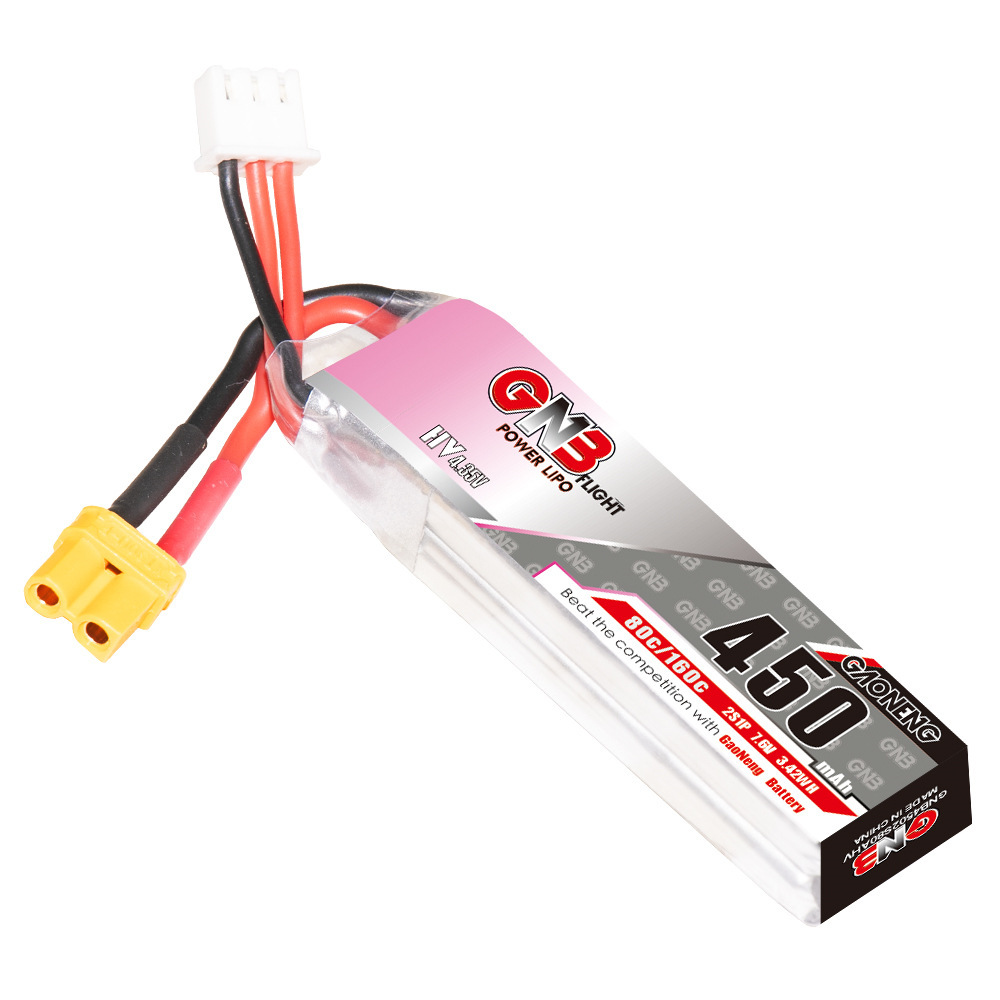 GNB LiPo Battery HV 2S 7.6V 45 - Rc Helicopter Parts 评论和价格