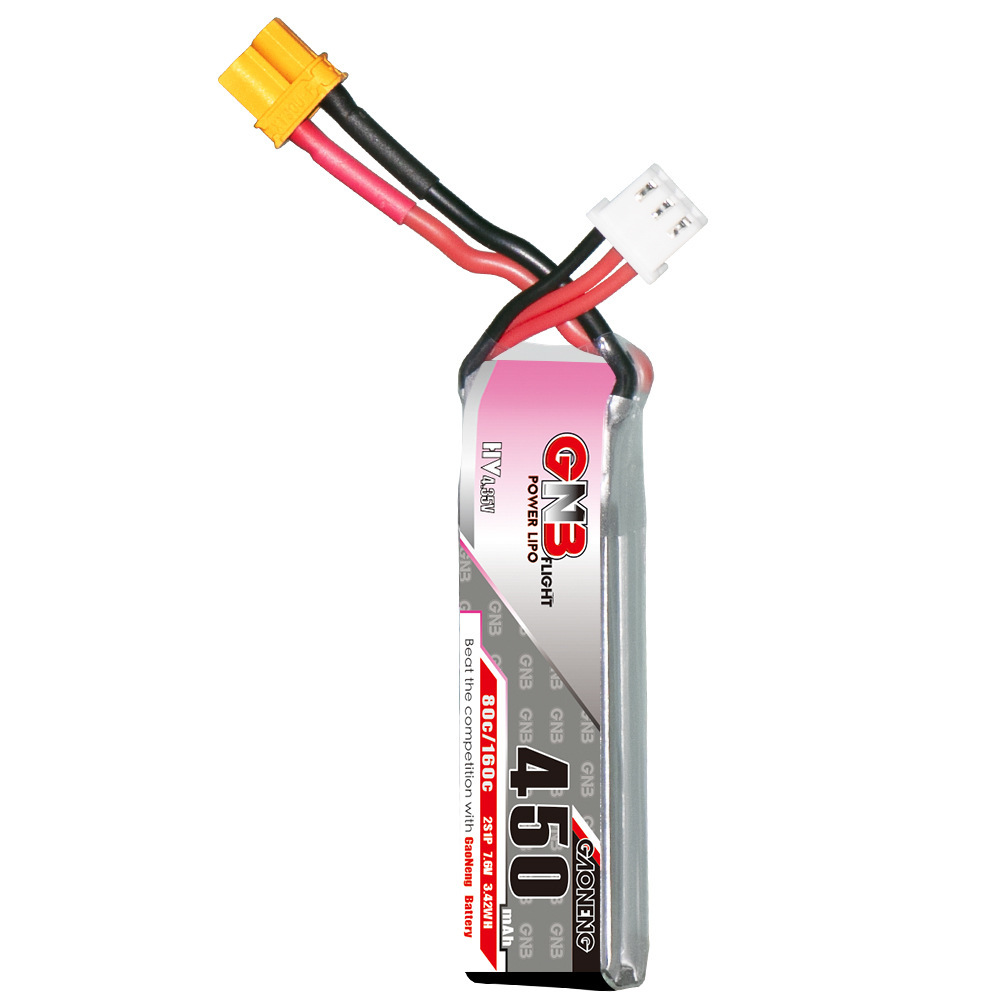 GNB LiPo Battery HV 2S 7.6V 45 - Rc Helicopter Parts 评论和价格