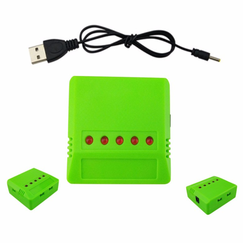 5PCS Cables And 1X 5 In 1 USB  - Rc Helicopter Charger 评论和价格