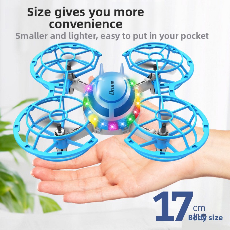 Mini RC Drone with LED Lights, - Rc Helicopter Electric 评论和价格