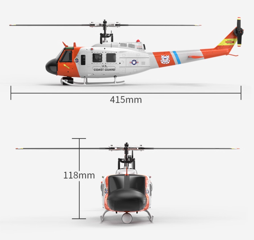 YUXIANG F07S Battery UH-1 RC H - Rc Helicopter Coaxial 评论和价格
